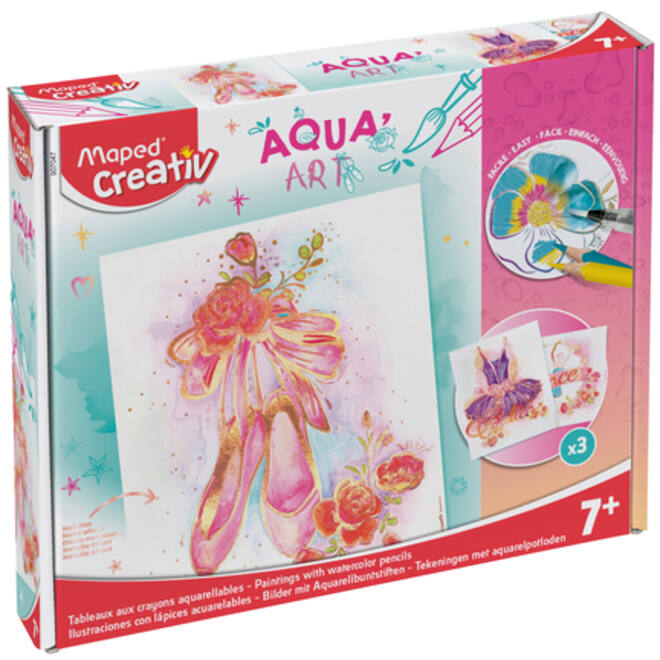 Hobbyset Maped Creativ Aqua'Art ballet 14-delig assorti