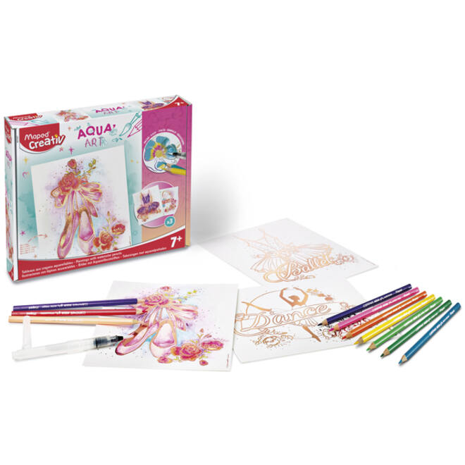 Hobbyset Maped Creativ Aqua'Art ballet 14-delig assorti