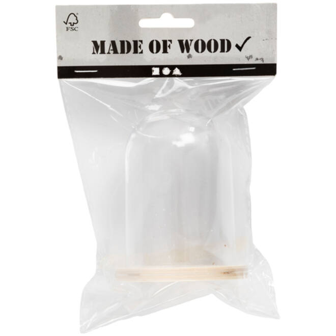 Stolp Creativ Company met houten voet 9.5cm x 6cm