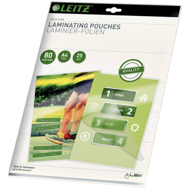 Lamineerhoes Leitz iLAM A4 2x80micron EVA 25stuks