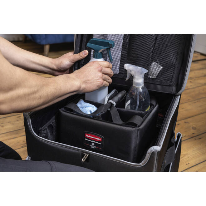 Trolley Rubbermaid Executive Quick Cart medium grijs