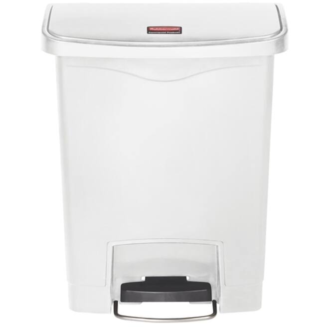 Pedaalemmer Rubbermaid Slim Jim Step-On 30liter wit