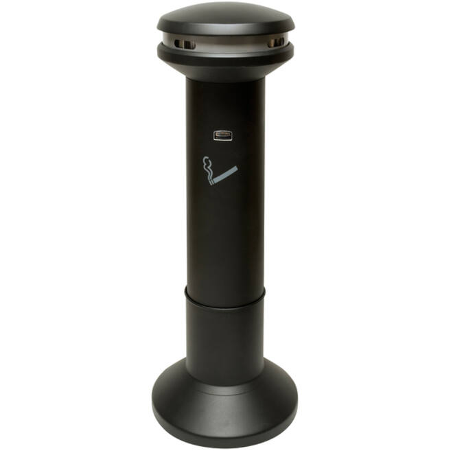 Asbak Rubbermaid Infinity XL staand zwart