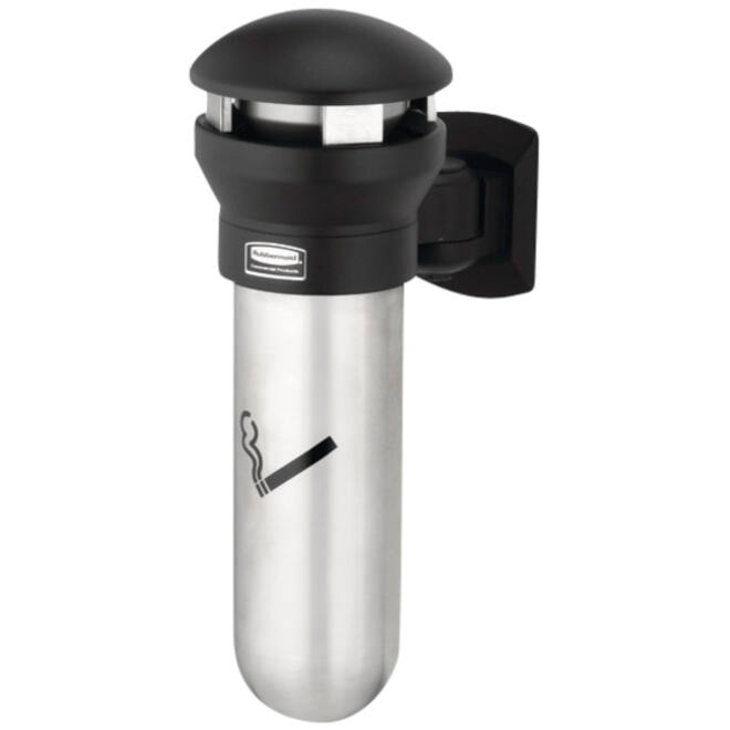 Asbak Rubbermaid Infinity muurbevestiging RVS
