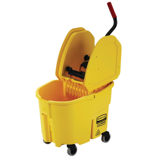 Mopemmer Rubbermaid Wavebrake met wringer 33liter geel