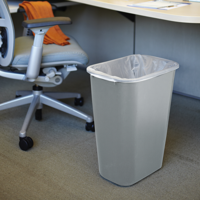 Afvalbak Rubbermaid medium 26liter grijs