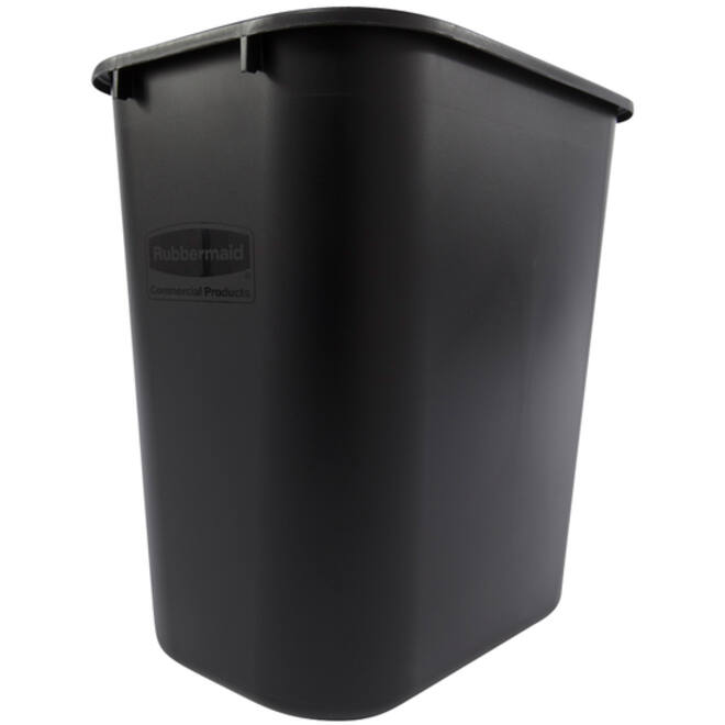 Afvalbak Rubbermaid medium 26liter zwart