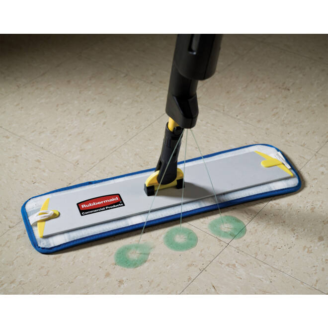 Vlakmopsysteem Rubbermaid Hygen Pulse geel