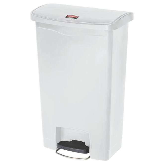 Pedaalemmer Rubbermaid Slim Jim Step-On 50liter wit