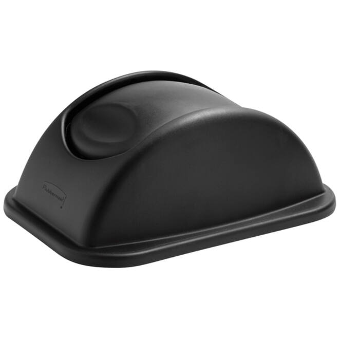 Deksel Rubbermaid medium 26liter zwart