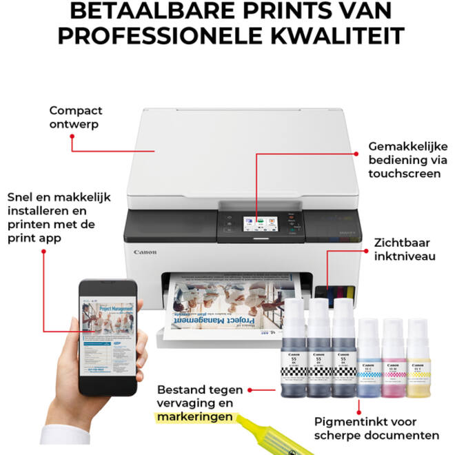 Multifunctional inktjet printer Canon MAXIFY GX1050