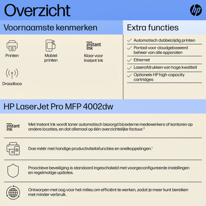 Printer laser HP LaserJet 4002dw