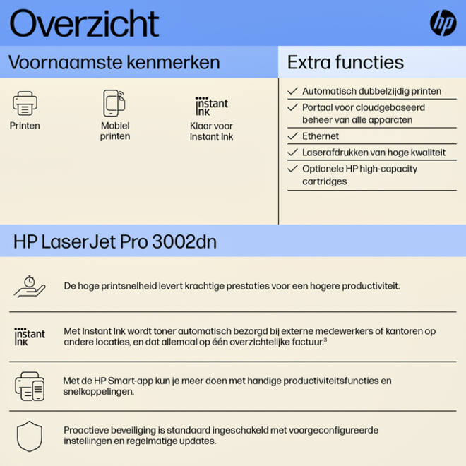 Printer laser HP LaserJet 3002dn