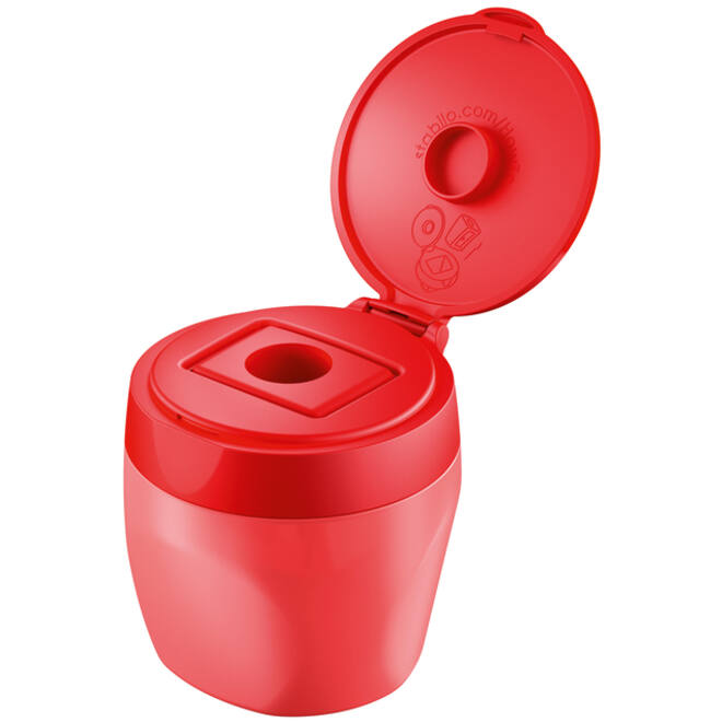 Puntenslijper STABILO 4849 woody 3 in 1 rood