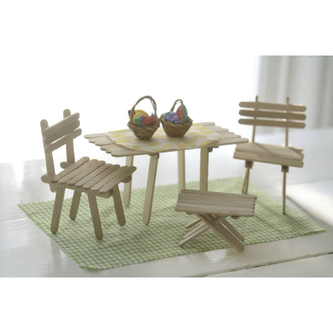 Stokje Creativ Company 11.5x1cm berkenhout 200 stuks