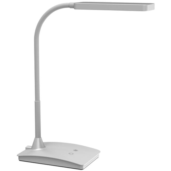 Bureaulamp MAUL Pearly LED colour vario dimbaar zilver