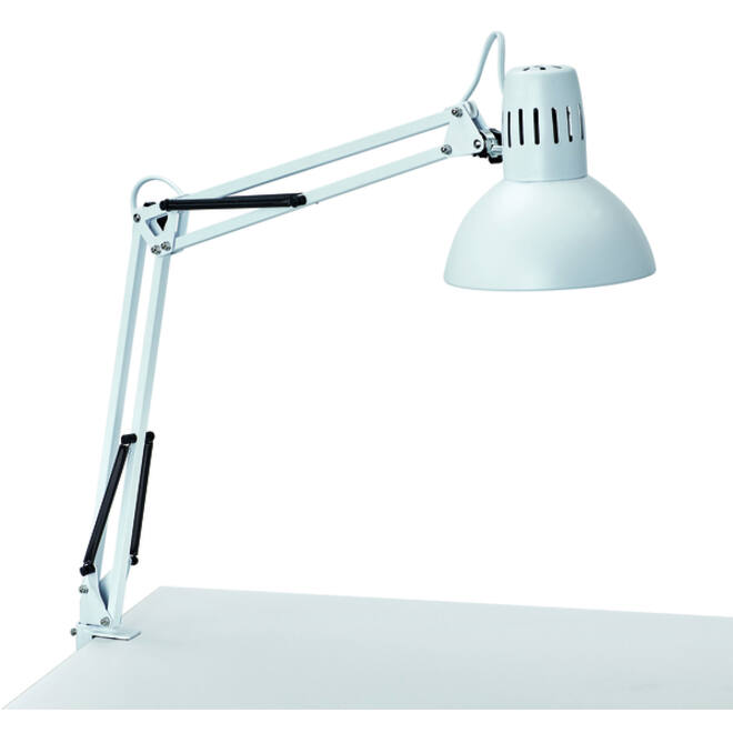 Bureaulamp MAUL Study tafelklem excl.LED lamp E27 wit