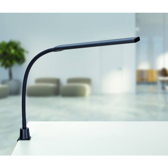 Bureaulamp MAUL Pirro LED dimbaar tafelklem zwart