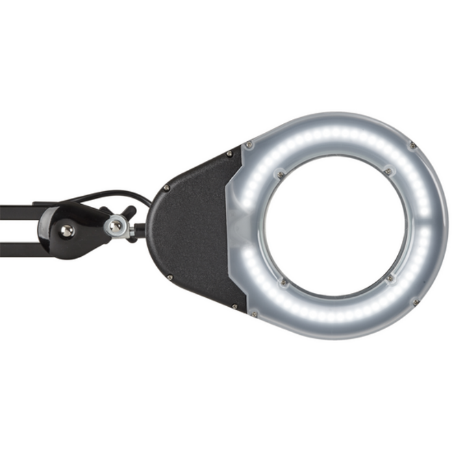 Loeplamp MAUL Viso LED tafelklem zwart