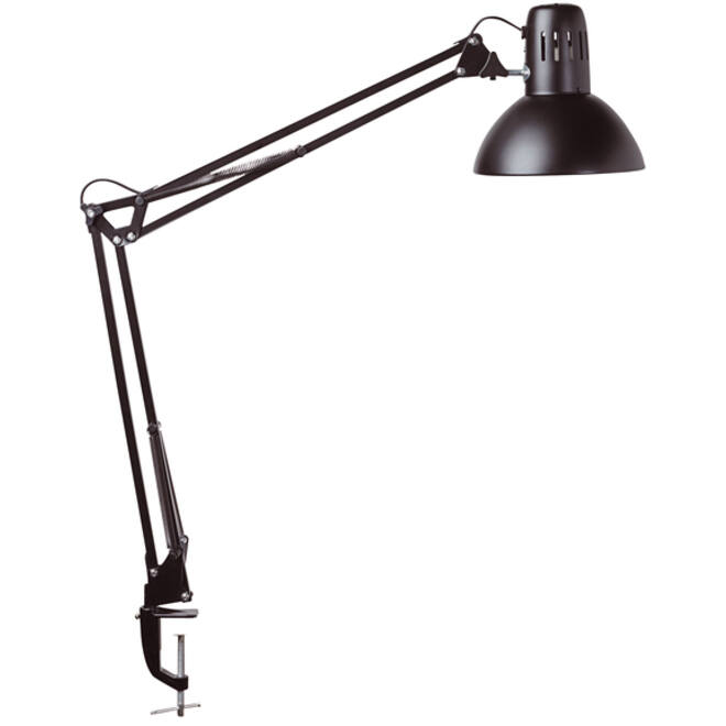 Bureaulamp MAUL Study tafelklem excl.LED lamp E27 zwart