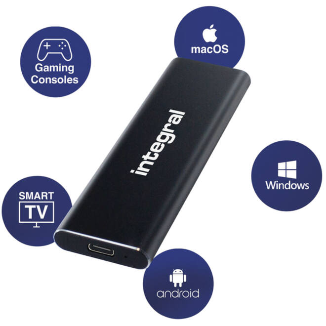 SSD Integral USB-C extern portable 3.2 2TB