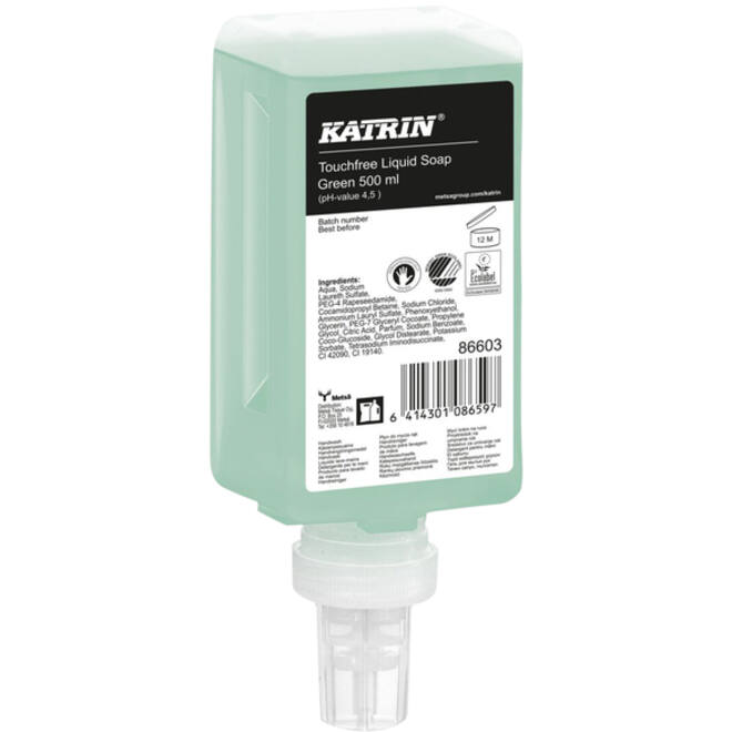 Handzeep Katrin Green vloeibaar touchfree 500ml 86603
