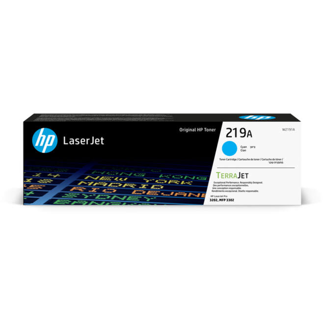 Tonercartridge HP W2191A 219A blauw