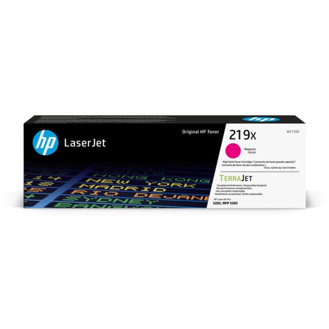 Tonercartridge HP W2193X 219X rood