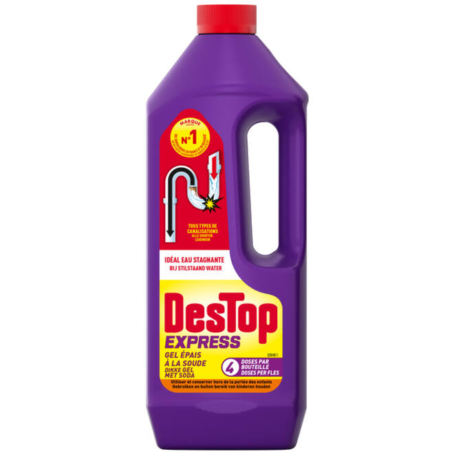 Afvoerontstopper Destop Gel Express met Soda 950 ml