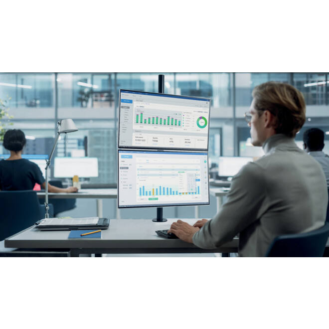 Monitorarm Kensington Dubbele Verticale Bevestiging