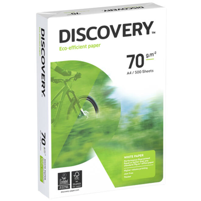 Kopieerpapier Discovery A4 70gr wit 500vel