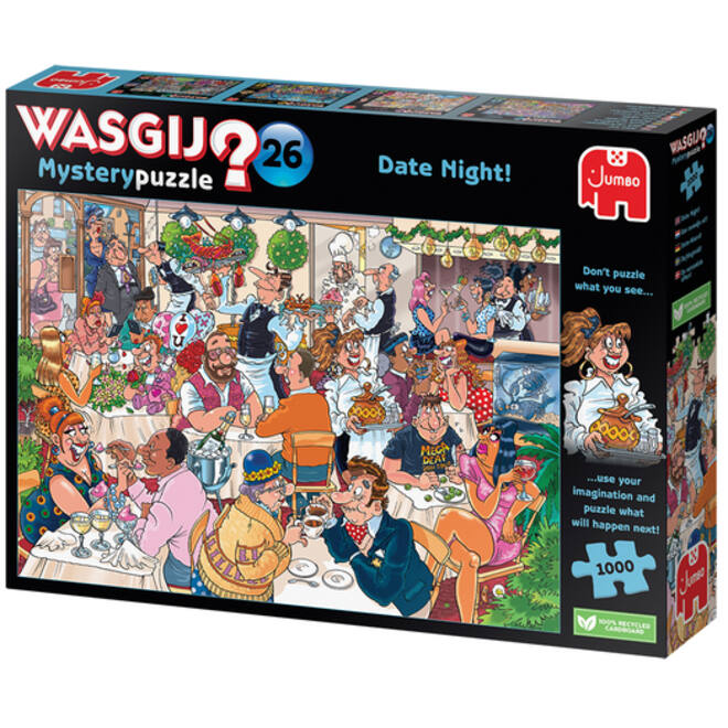 Puzzel Wasgij Mystery 26 Date Night! 1000 stukjes