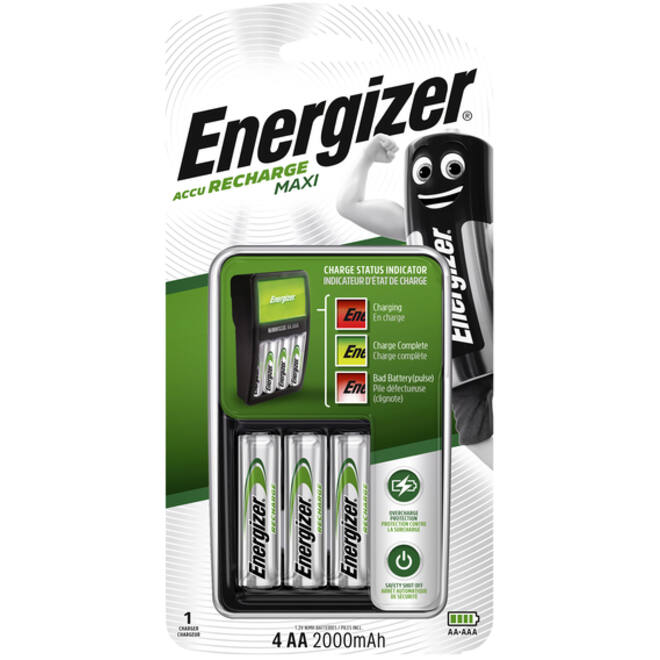 Batterij oplader Energizer incl batterijen 4xAA