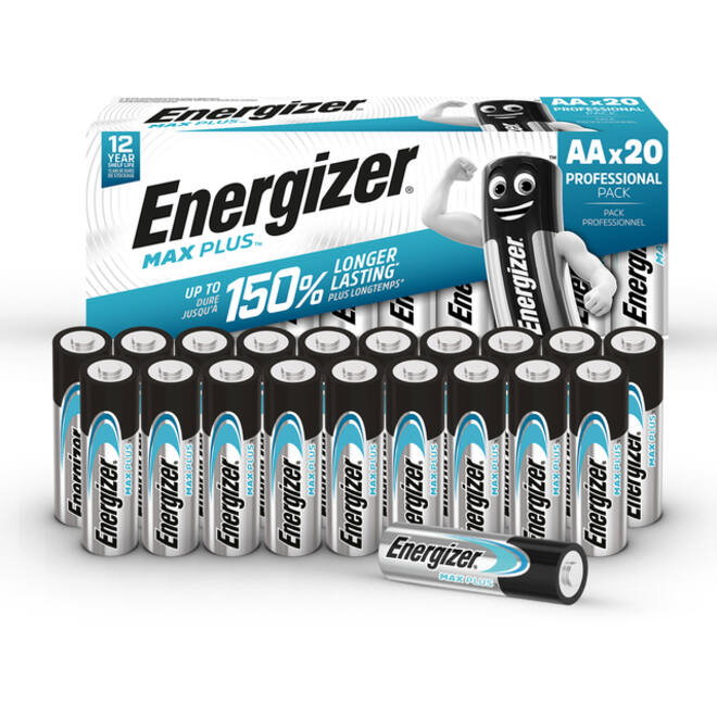 Batterij Energizer Max Plus 20xAA alkaline