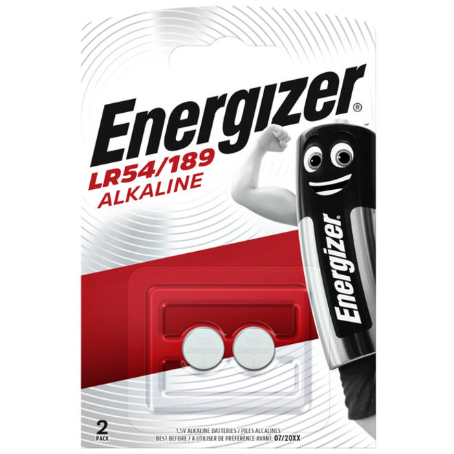 Batterij Energizer knoopcel 2xLR54 alkaline