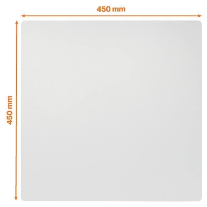 Whiteboard Nobo frameloos modulair 45x45cm
