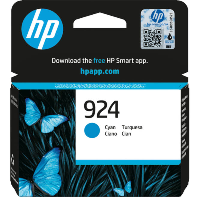 Inktcartridge HP 4K0U3NE 924 blauw