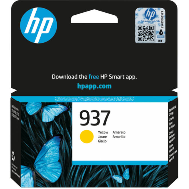 Inktcartridge HP 4S6W4NE 937 geel
