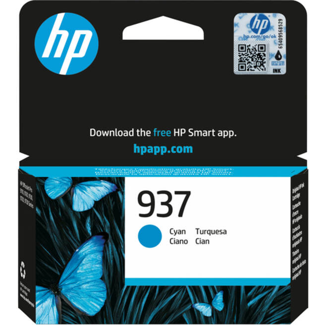 Inktcartridge HP 4S6W2NE 937 blauw