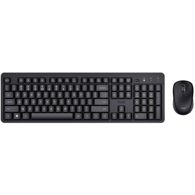 Toetsenbord Trust Ody II draadloos + muis AZERTY 25363
