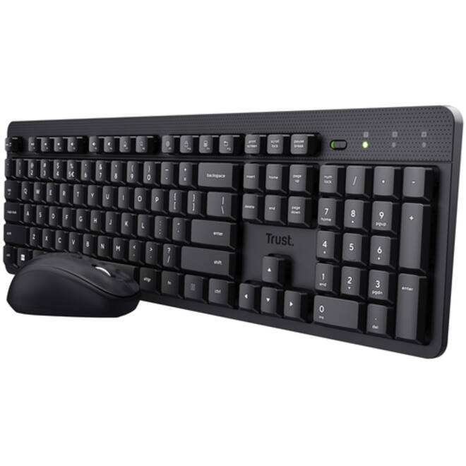 Toetsenbord Trust Ody II draadloos + muis AZERTY 25363
