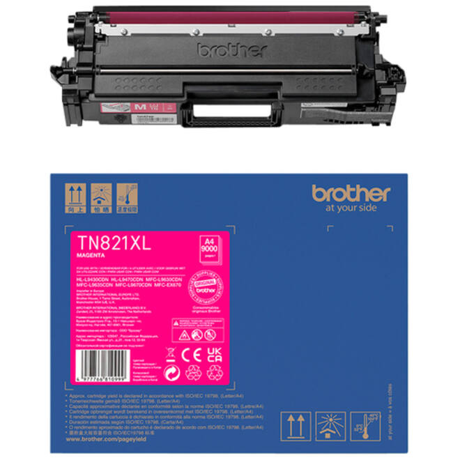 Toner Brother TN-821XLM rood