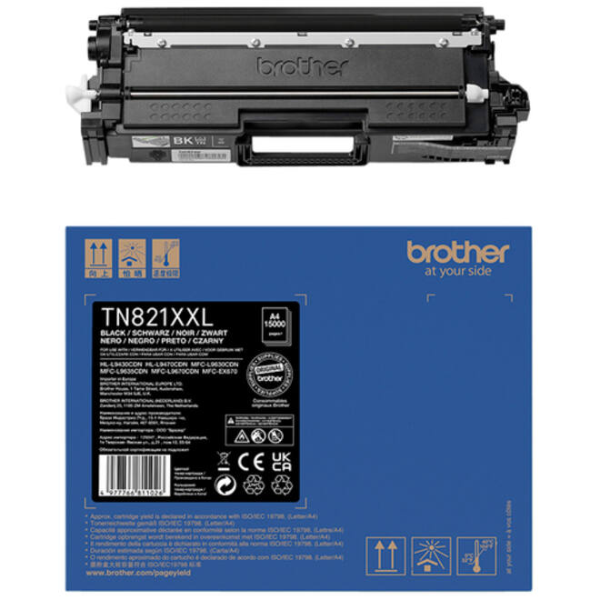 Toner Brother TN-821XXLBK zwart