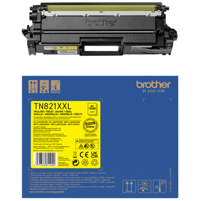 Toner Brother TN-821XXLY geel
