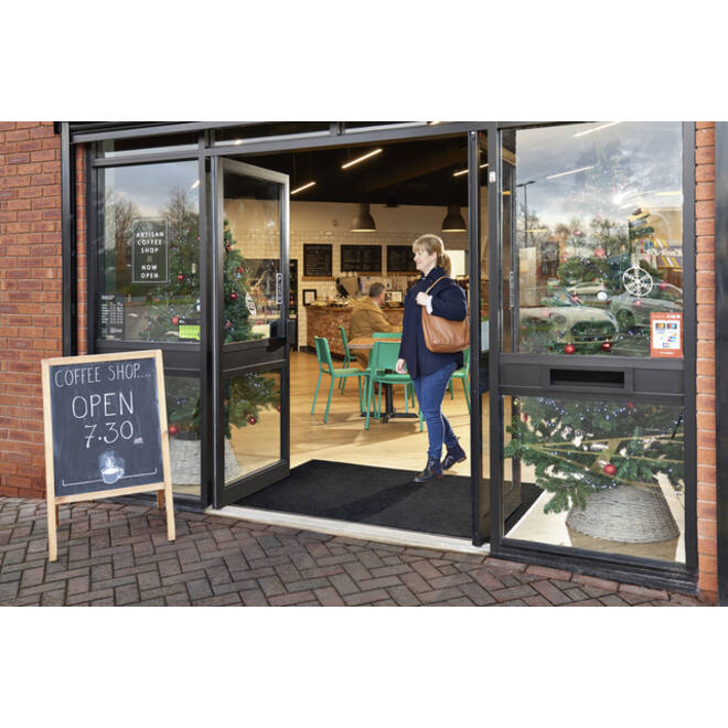 Inloopmat Green-Horse Indoor Pro 85x150cm zwart