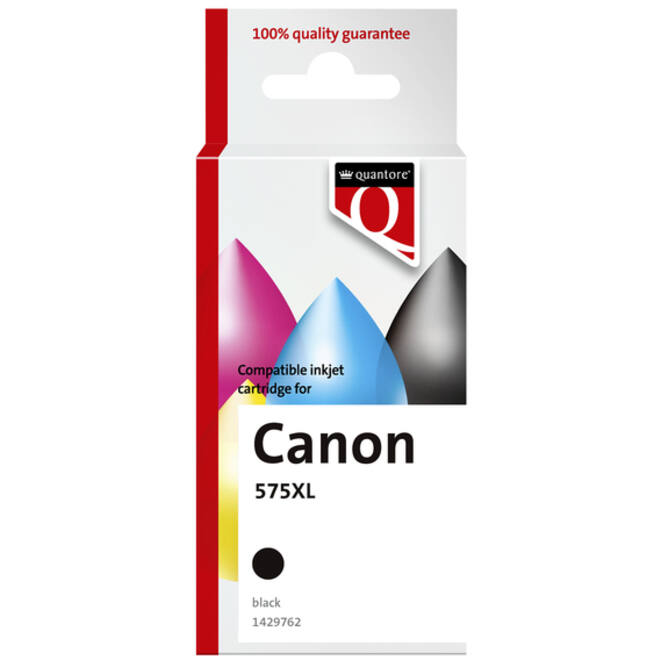 Inktcartridge Quantore alternatief tbv Canon Pg-575XL zwart