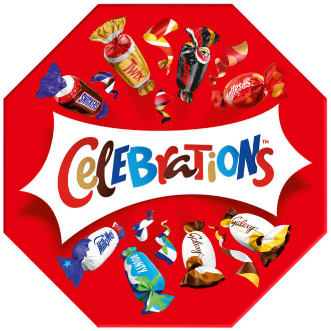 Chocolade Celebrations doos 385gr