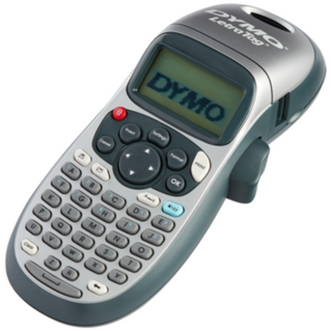 Labelprinter Dymo LetraTag 100H draagbaar abc 12mm zilverkleurig special edition