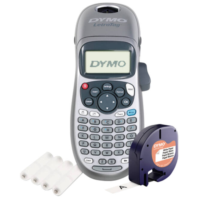 Labelprinter Dymo LetraTag 100H draagbaar abc 12mm zilverkleurig special edition