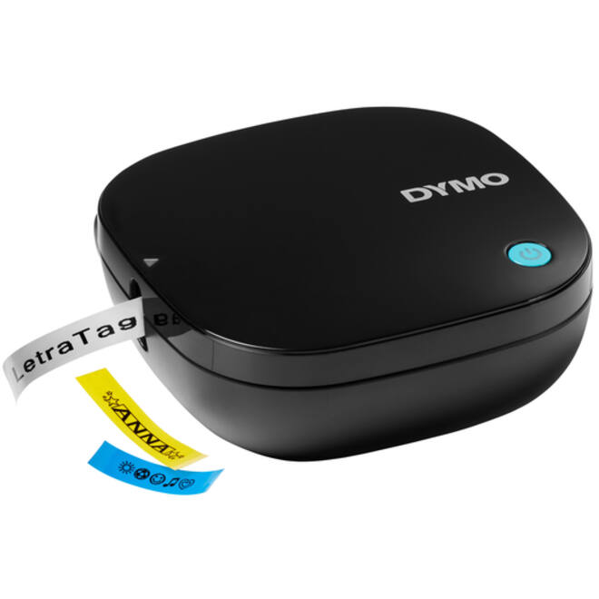 Labelprinter Dymo LetraTag 200B draagbaar bluetooth 12mm zwart promopack